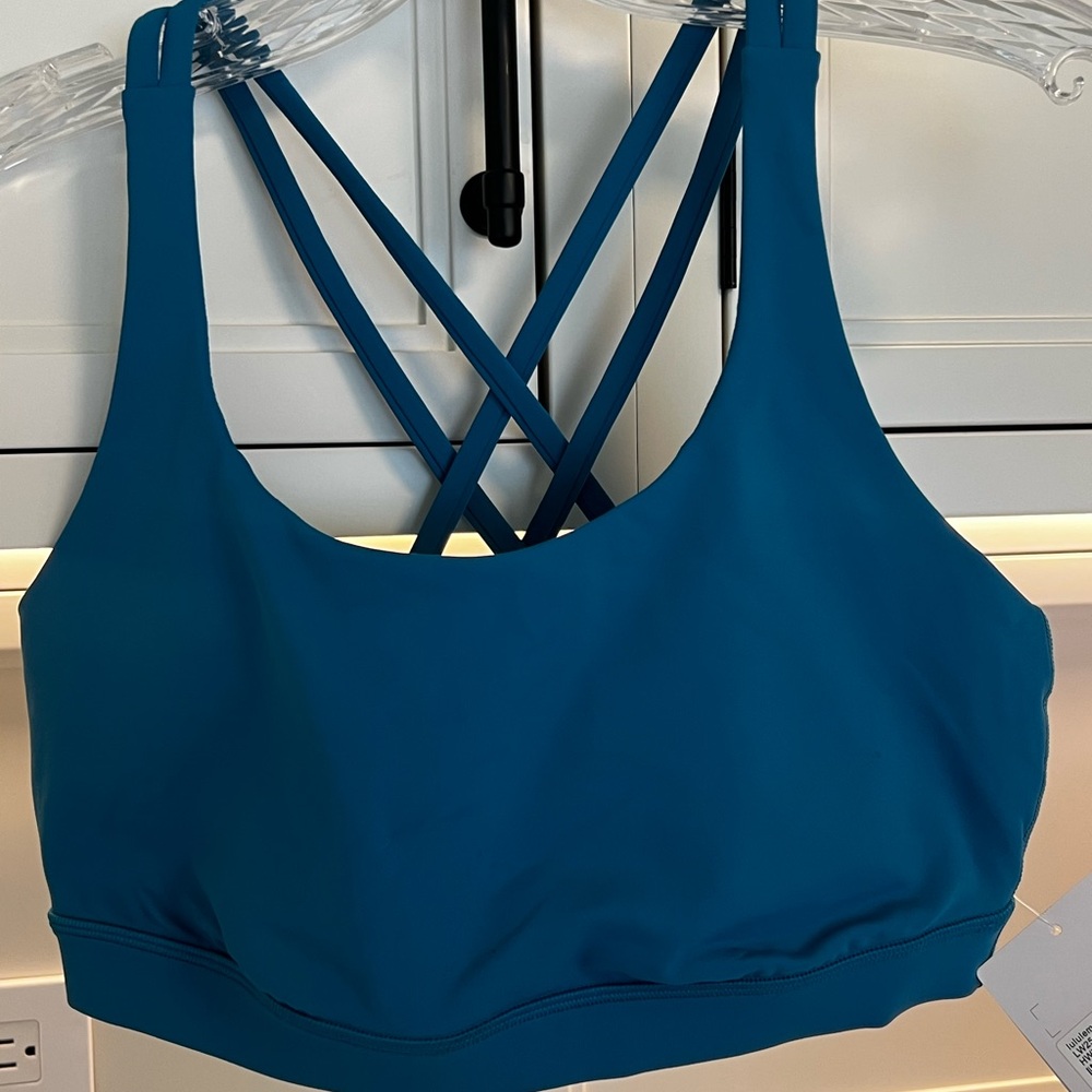 lululemon athletica Teal Strappy Sports Bra
